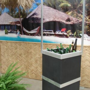 Foto van Ijsbar Zuil zwart inclusief ijs